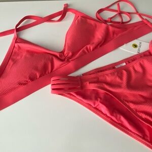Body Glove Pink Bikini Set Swimwear NWT